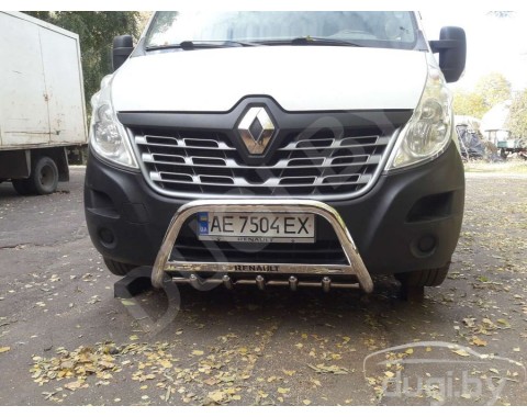 RENAULT MASTER с 2010-н.в. кенгурятник "Lancer" d60 из нержавеющей стали